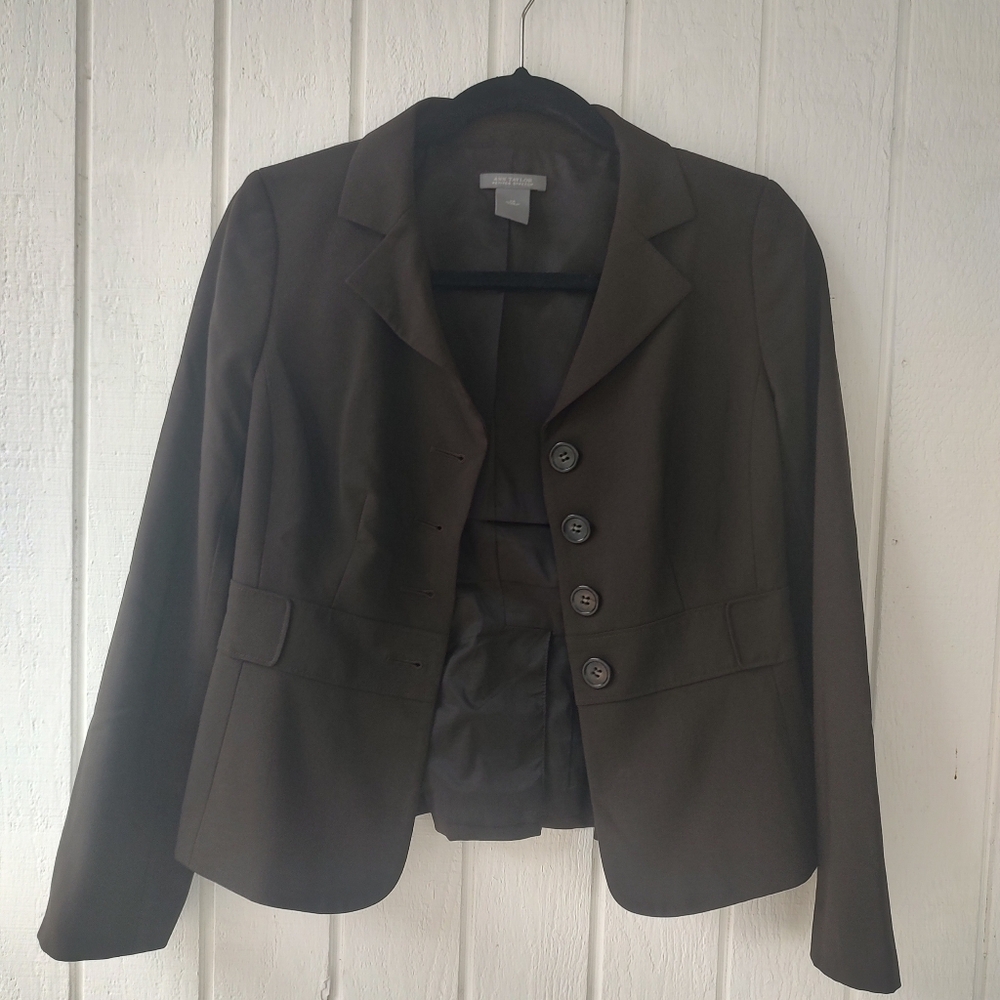 Ann Taylor Women's Brown Skirt Suit